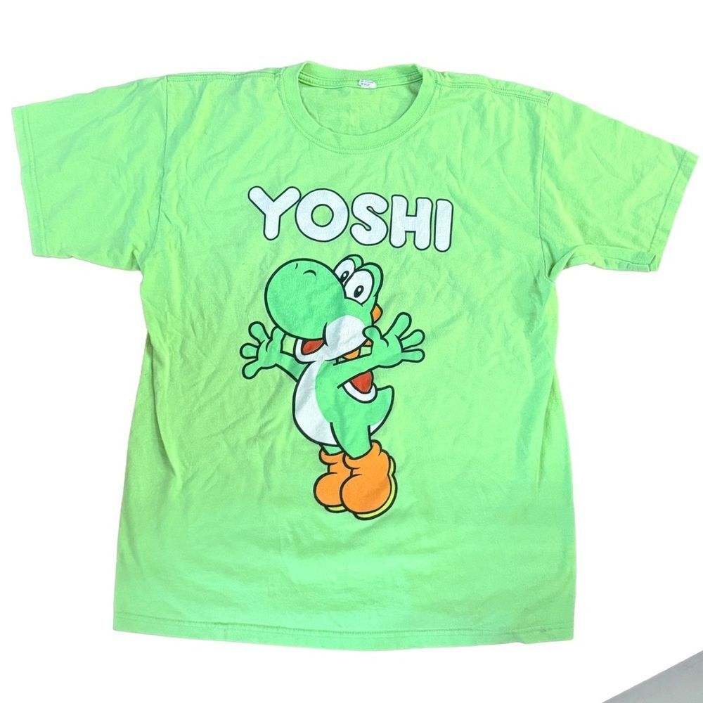 Source-unknown Men's Green and Orange T-shirt